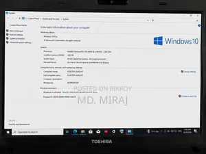 Laptop Toshiba Satellite C640 4gb HDD 500gb