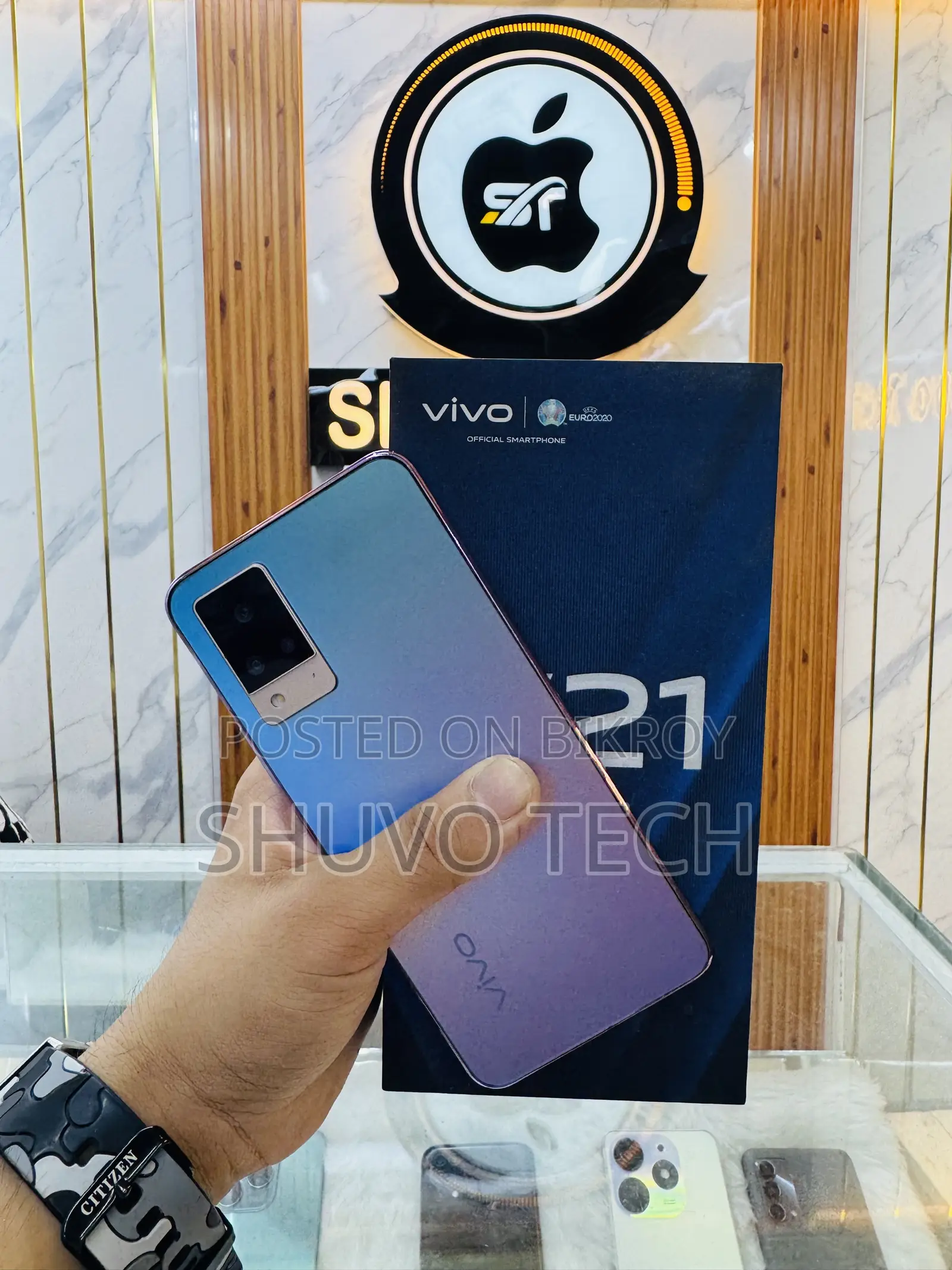 Vivo V21 128 GB Blue