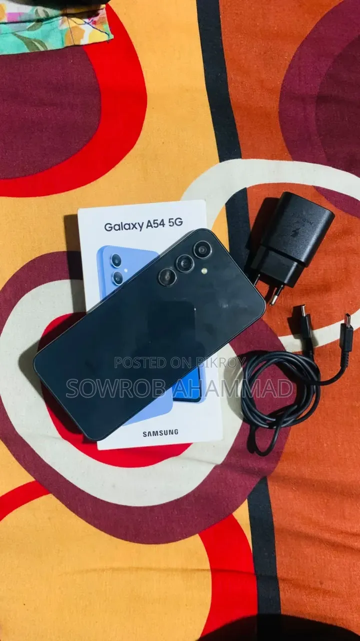স্যামসাং গ্যালাক্সি এ৫৪ ৫জি ২৫৬ জিবি কালো