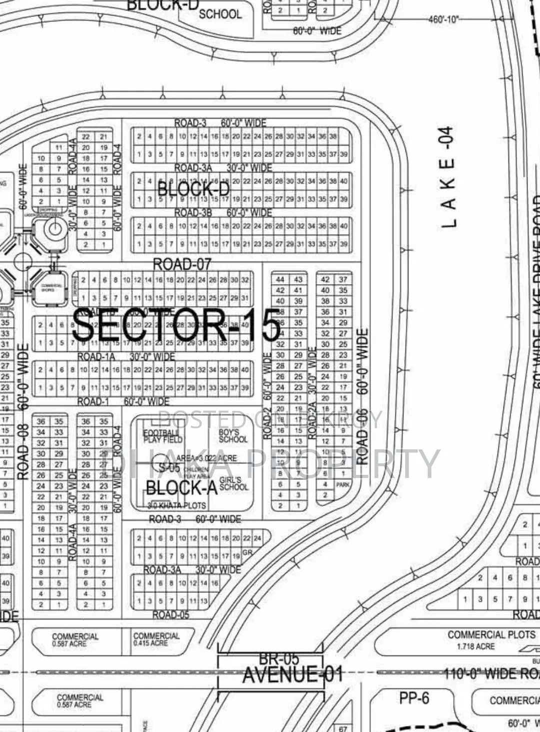60ft Road 3 Katha South at Sector-15/A