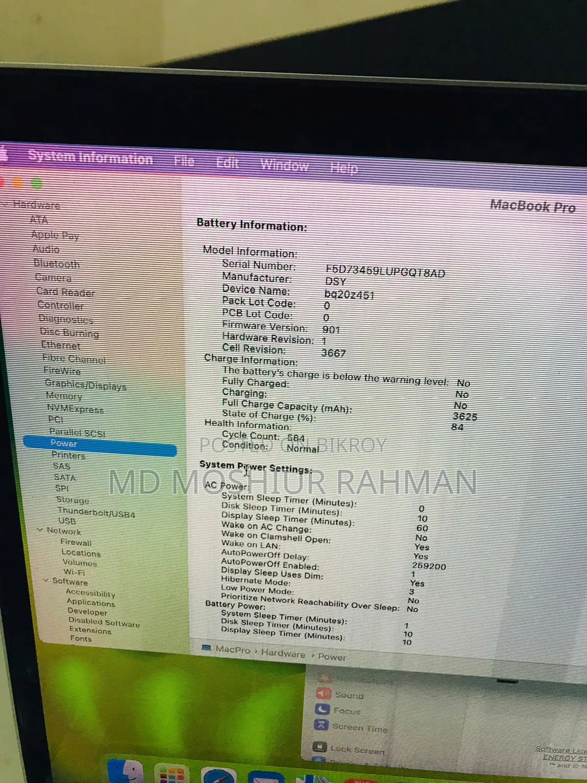 Laptop Apple MacBook Pro 2017 8GB Intel Core I5 SSD 256GB