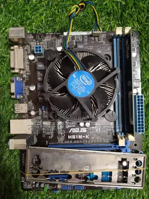 ASUS Brand H61 + Core I5 2nd Gen + Cooler Fan 100% Fresh Motherboard
