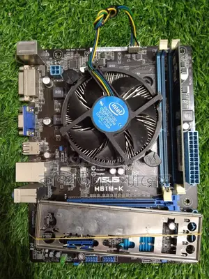 ASUS Brand H61 + Core I5 2nd Gen + Cooler Fan 100% Fresh Motherboard