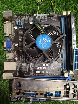 ASUS Brand H61 + Core I5 2nd Gen + Cooler Fan 100% Fresh Motherboard