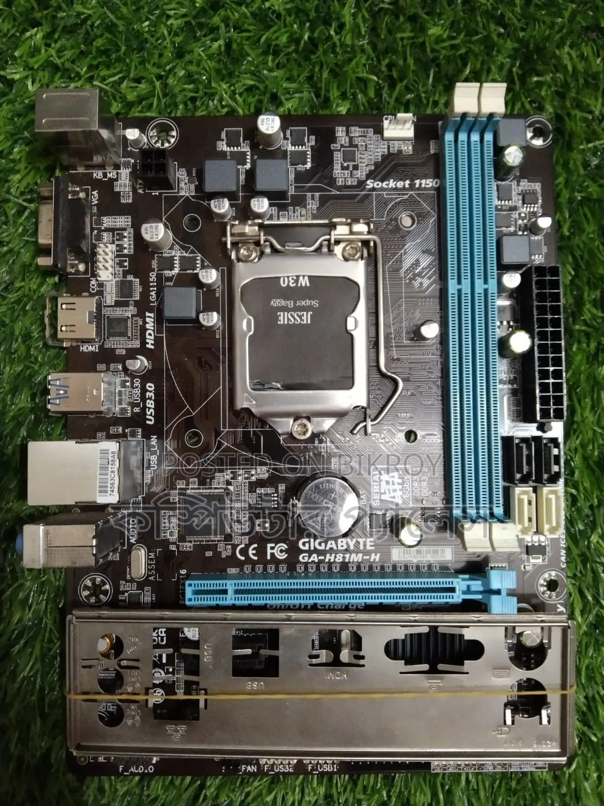 Gigabyte H81 Vga + HDMI Pot 100% Fresh Motherboard