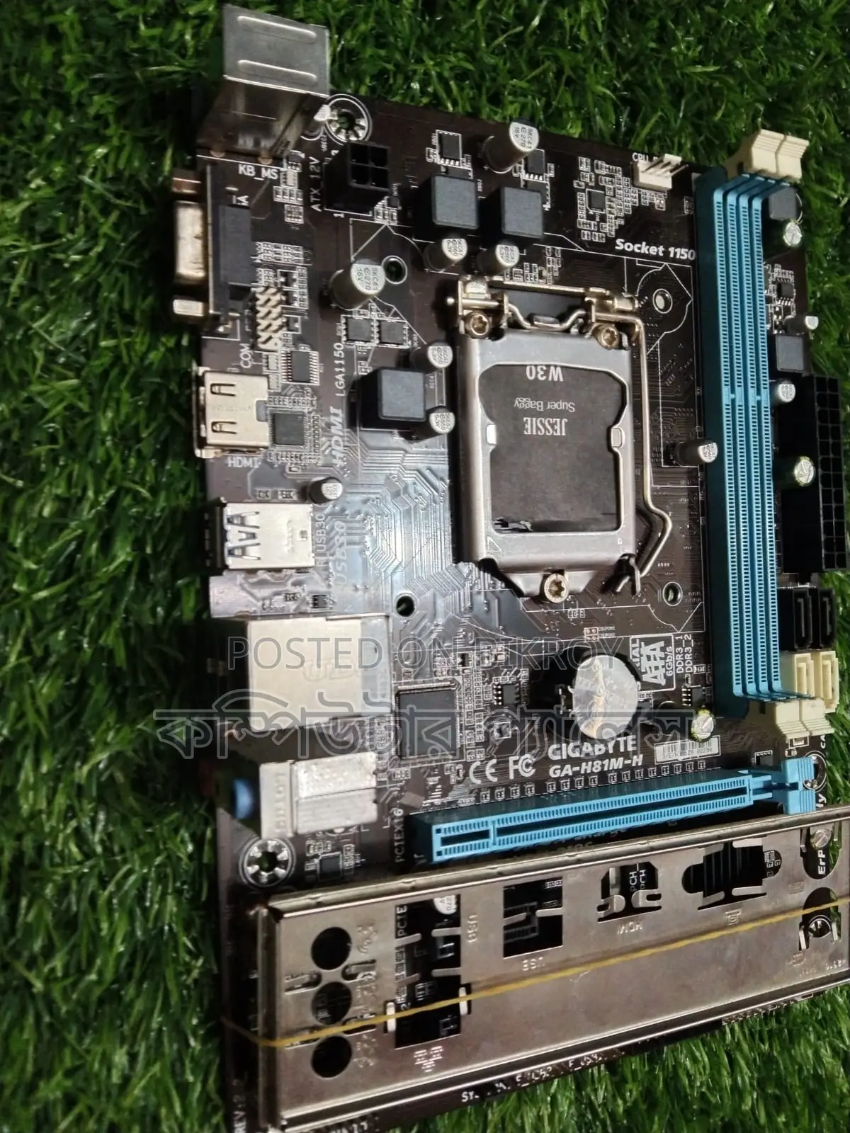 Gigabyte H81 Vga + HDMI Pot 100% Fresh Motherboard