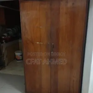 Original Teak Wood 2-Part Almirah