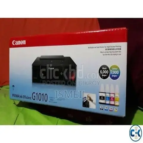 Canon Pixma G1010 Refillable Ink Tank Printer