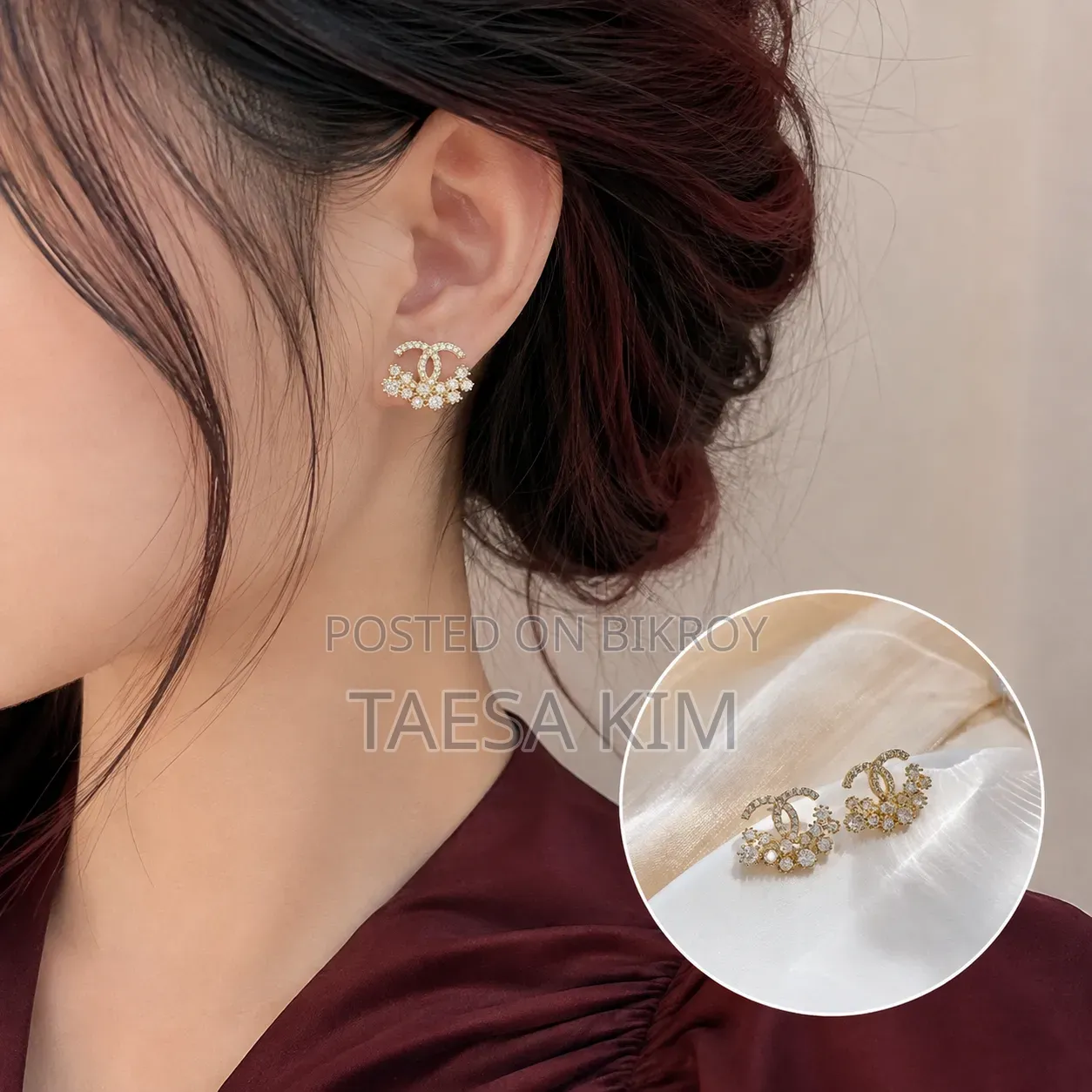Luxury Cc Earrings