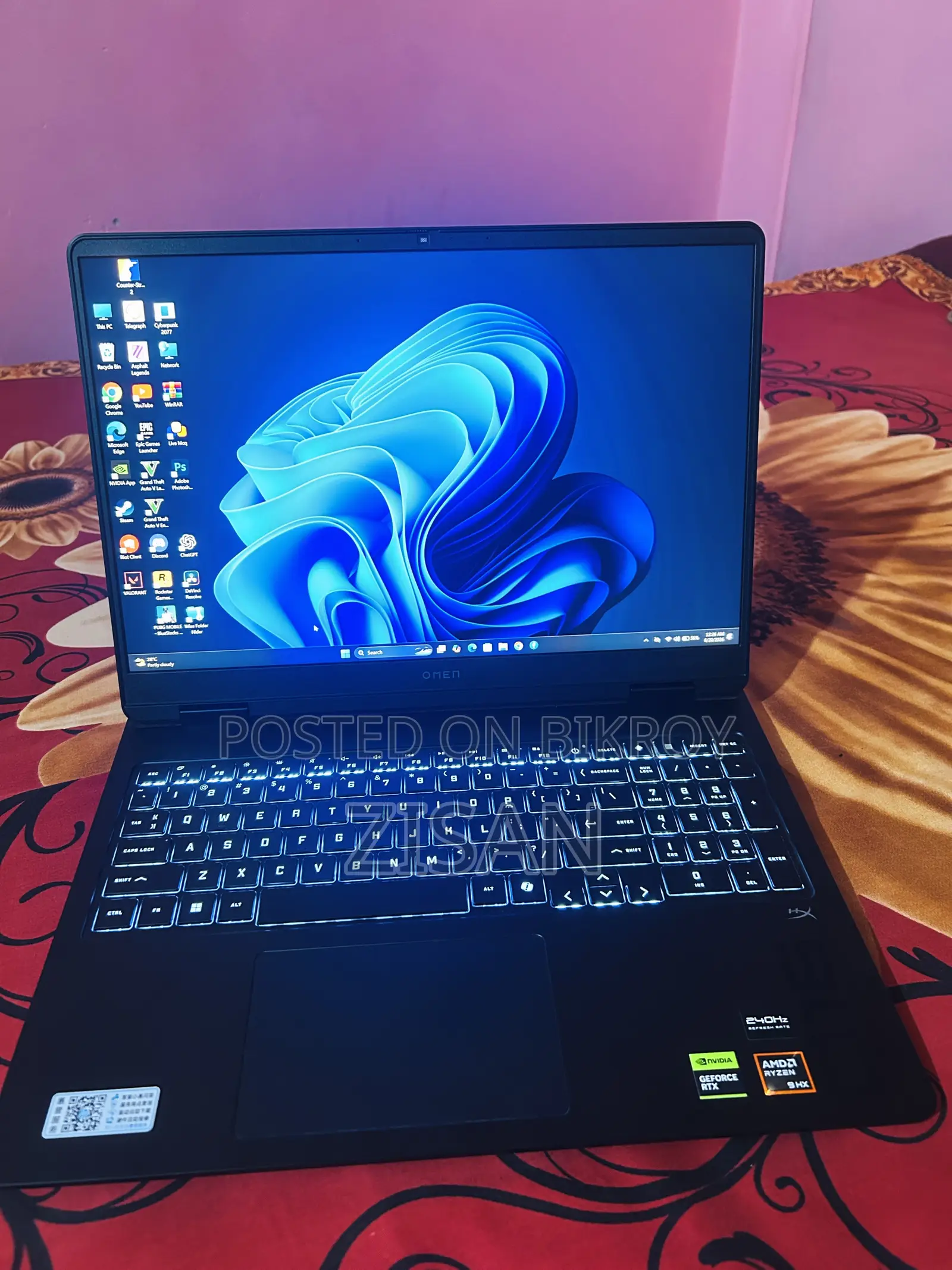 Laptop HP Omen 16 16GB AMD Ryzen 9 SSD 1TB