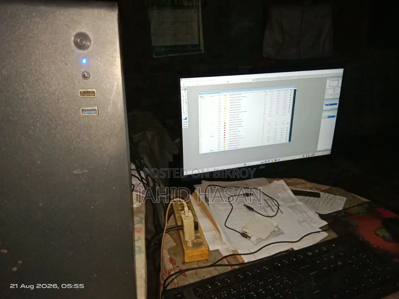 Desktop Computer MSI 8GB Intel Core I3 SSD 256GB