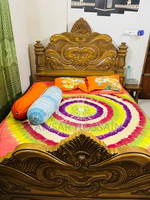 Premium Teak Wood Bedroom Furniture Set