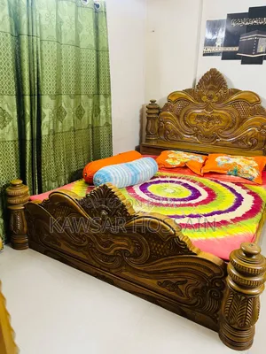 Premium Teak Wood Bedroom Furniture Set
