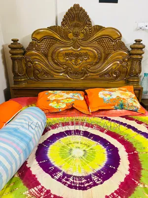 Premium Teak Wood Bedroom Furniture Set
