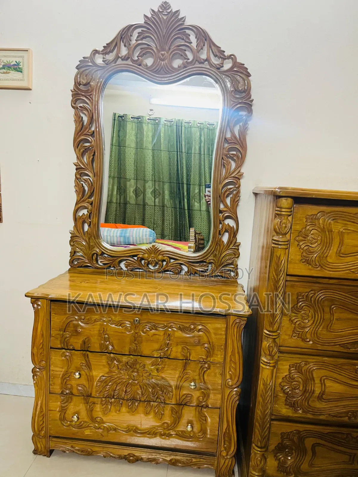 Premium Teak Wood Bedroom Furniture Set