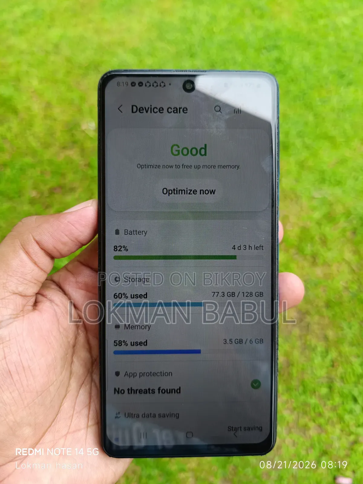 Samsung Galaxy F62 128 GB Blue