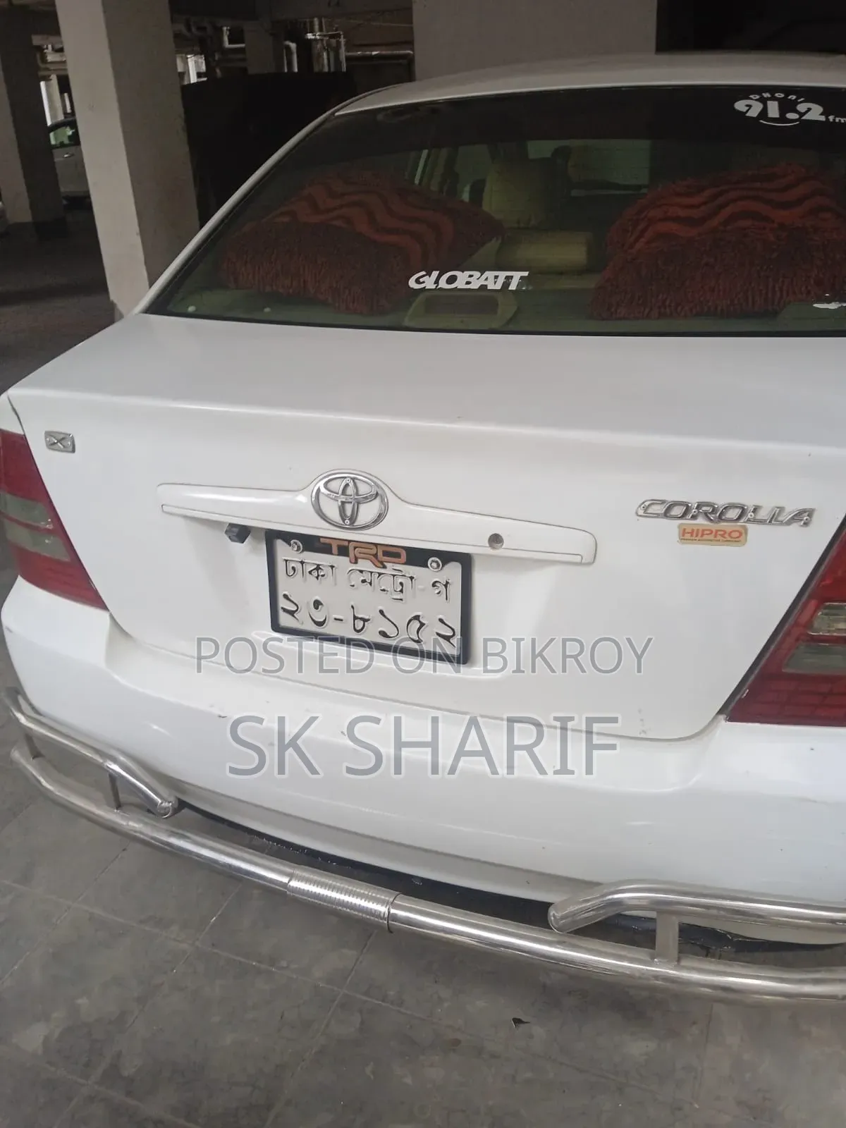 টয়োটা করোল্লা ২০০৪ সাদা