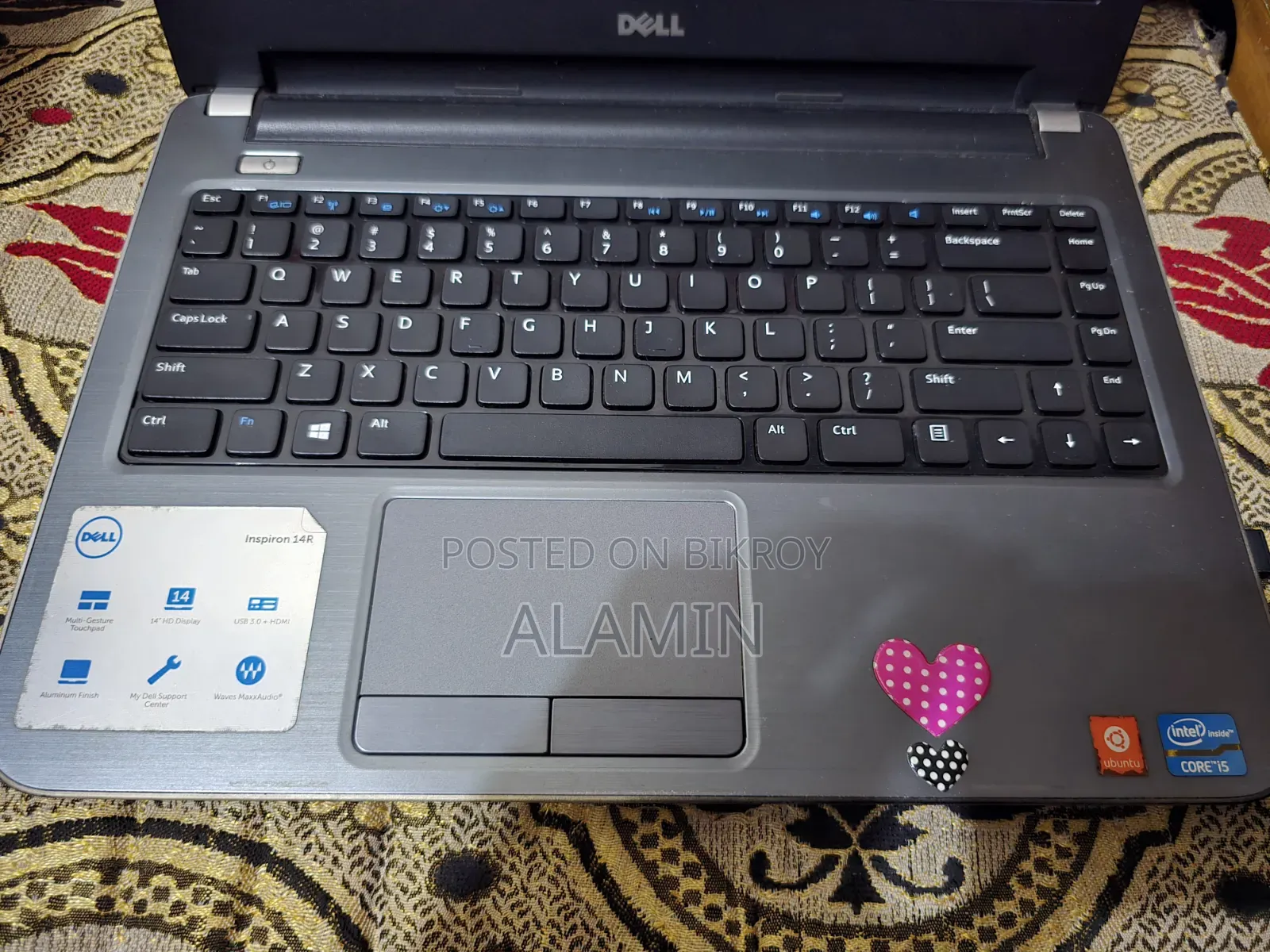 Laptop Dell Inspiron 14 4GB Intel Core I5 HDD+SSD 512GB