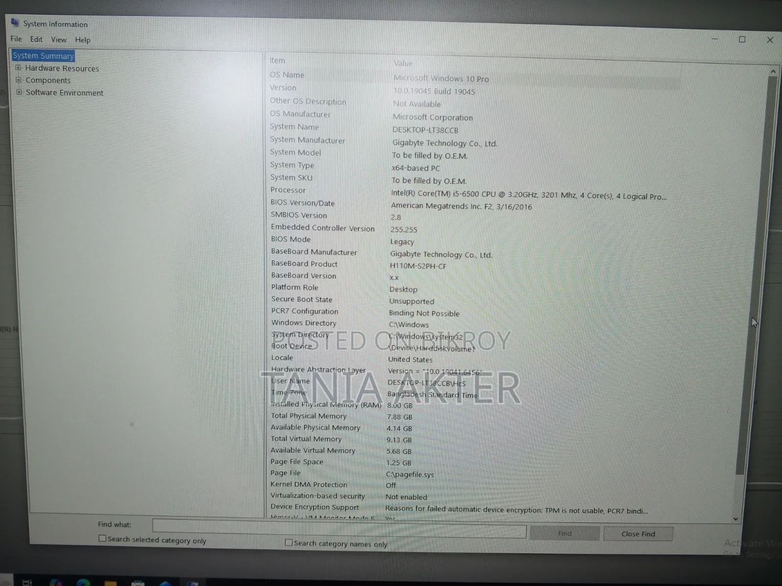 Desktop Computer 8GB Intel Core i5 SSD 160GB