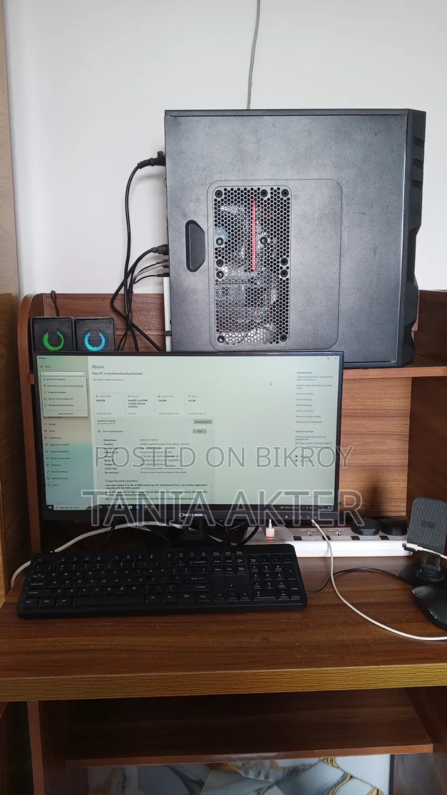 Desktop Computer 8GB Intel Core i5 SSD 160GB