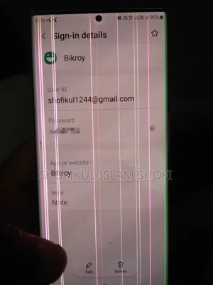 Samsung Note 20 Ultra Original Green Line Display