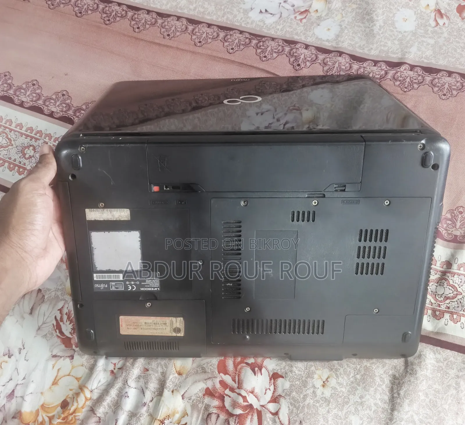 Laptop Fujitsu Lifebook AH530 3GB Intel Pentium HDD 250GB