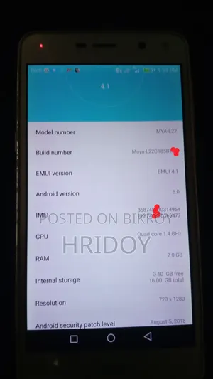Huawei Y5 2017 16 GB Gold