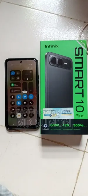 Infinix Smart 10 Plus 128 GB Silver