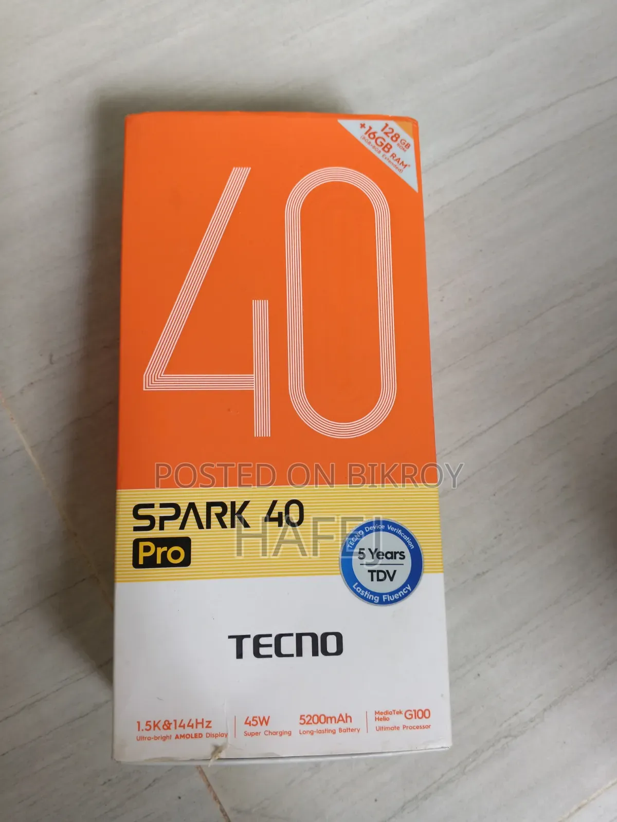 Tecno Spark 40 Pro 128 GB Blue
