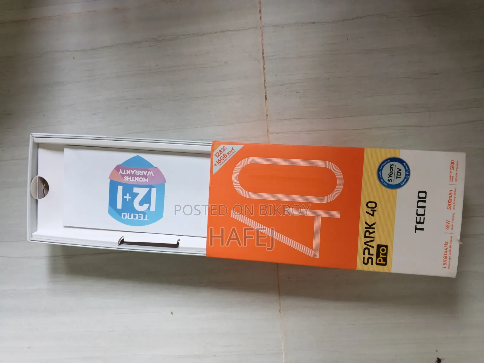 Tecno Spark 40 Pro 128 GB Blue