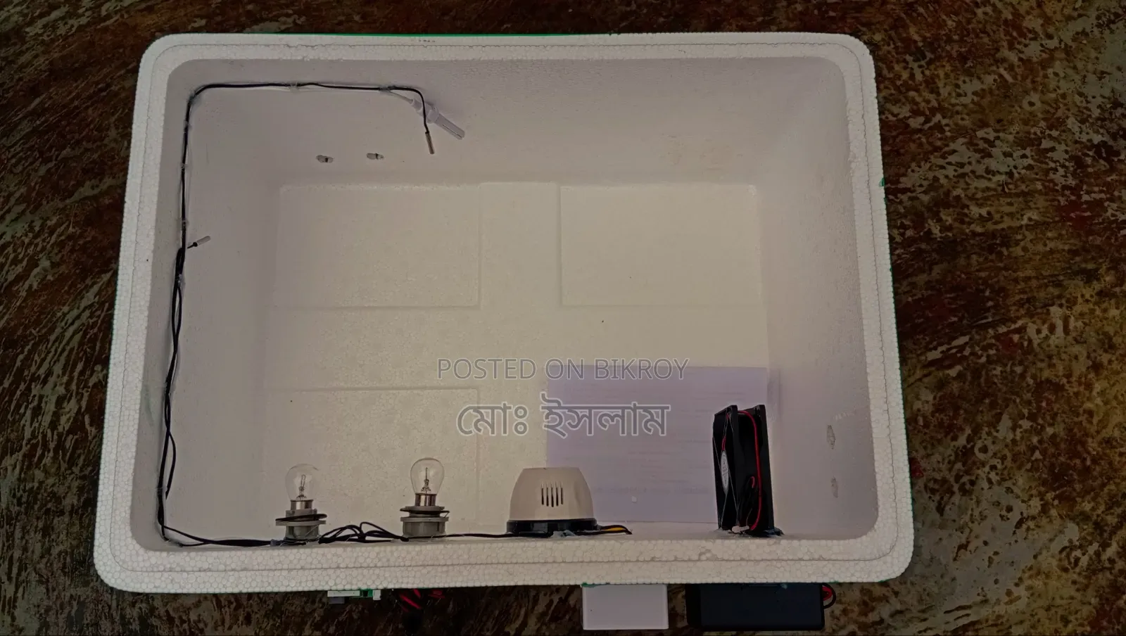 ১০০ ডিমের মেনুয়াল এসি ডিসি ইনকিউবেটর
