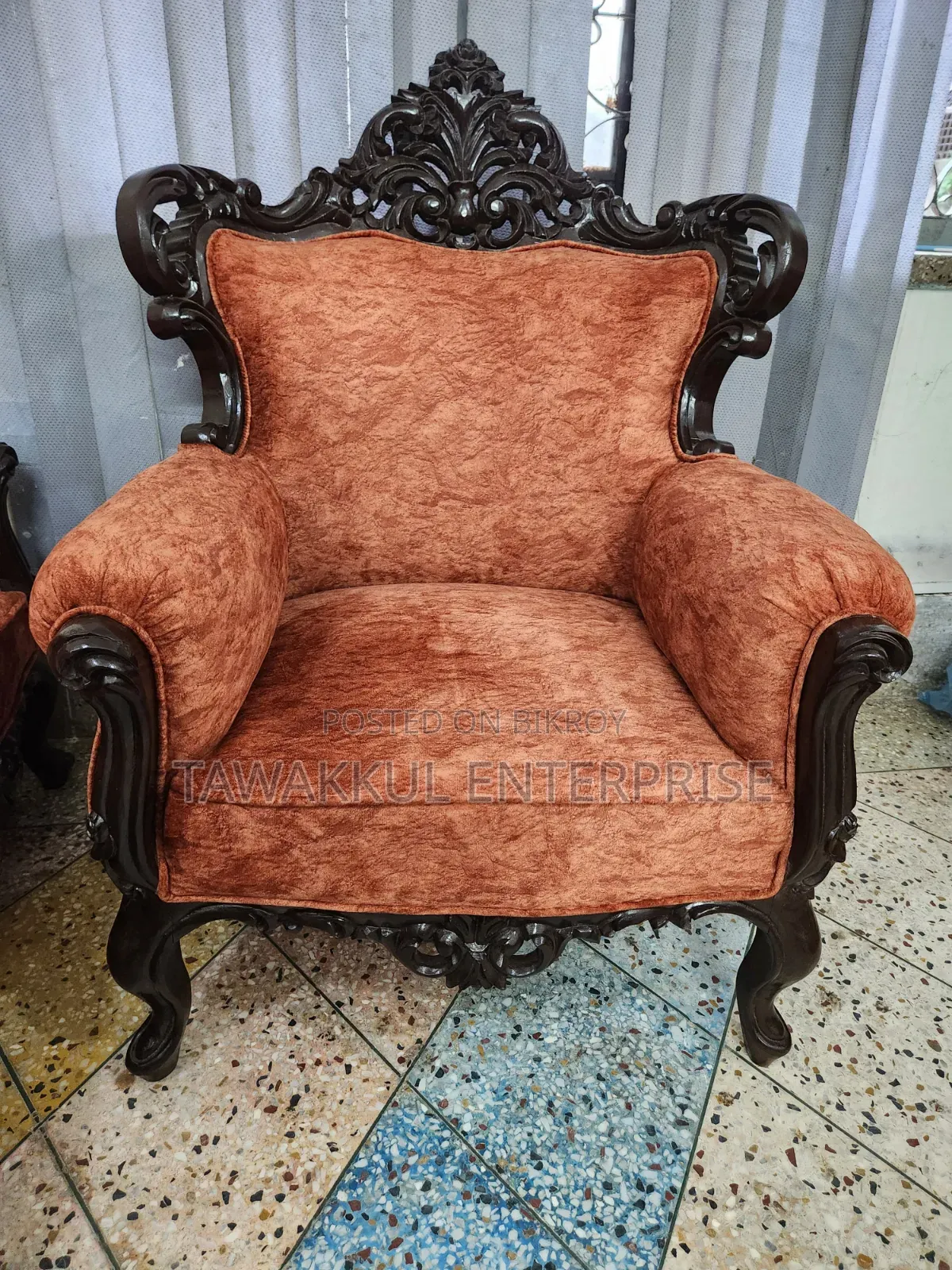 চমৎকার ভিক্টোরিয়া সোফা সেট (সেগুন)