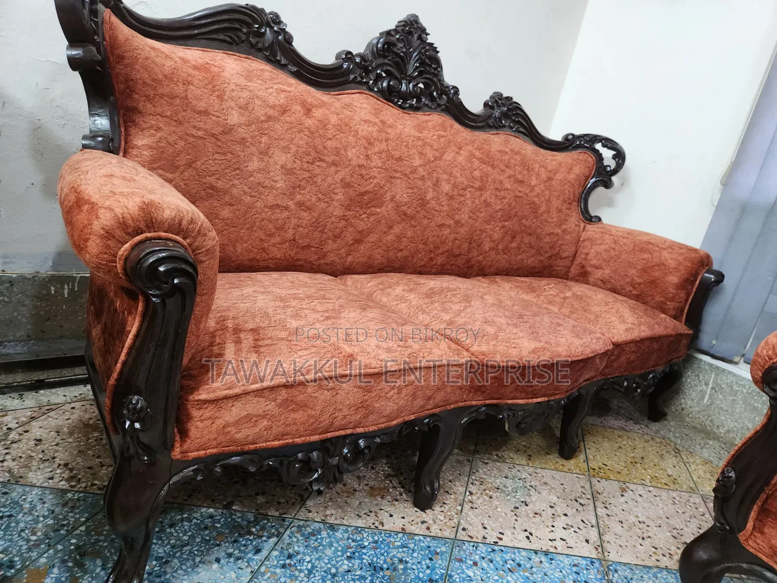 চমৎকার ভিক্টোরিয়া সোফা সেট (সেগুন)