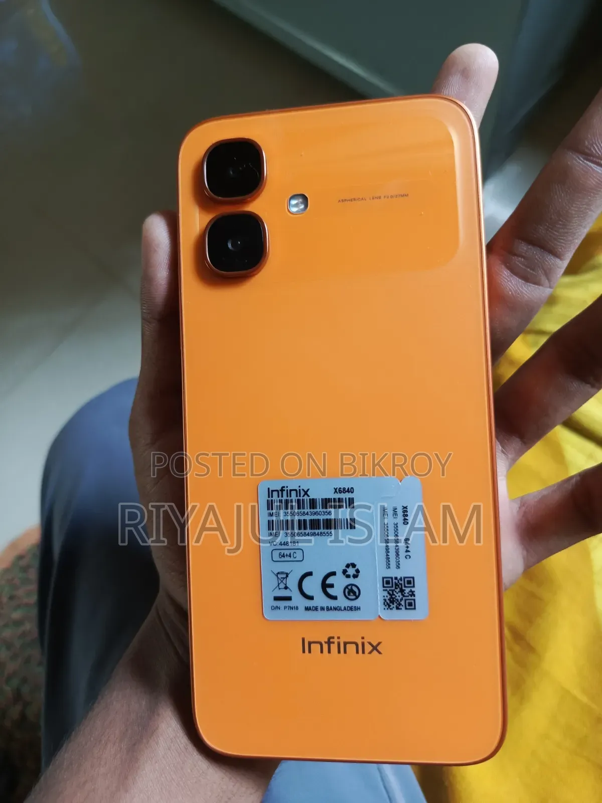 Infinix Smart 20 64 GB Orange