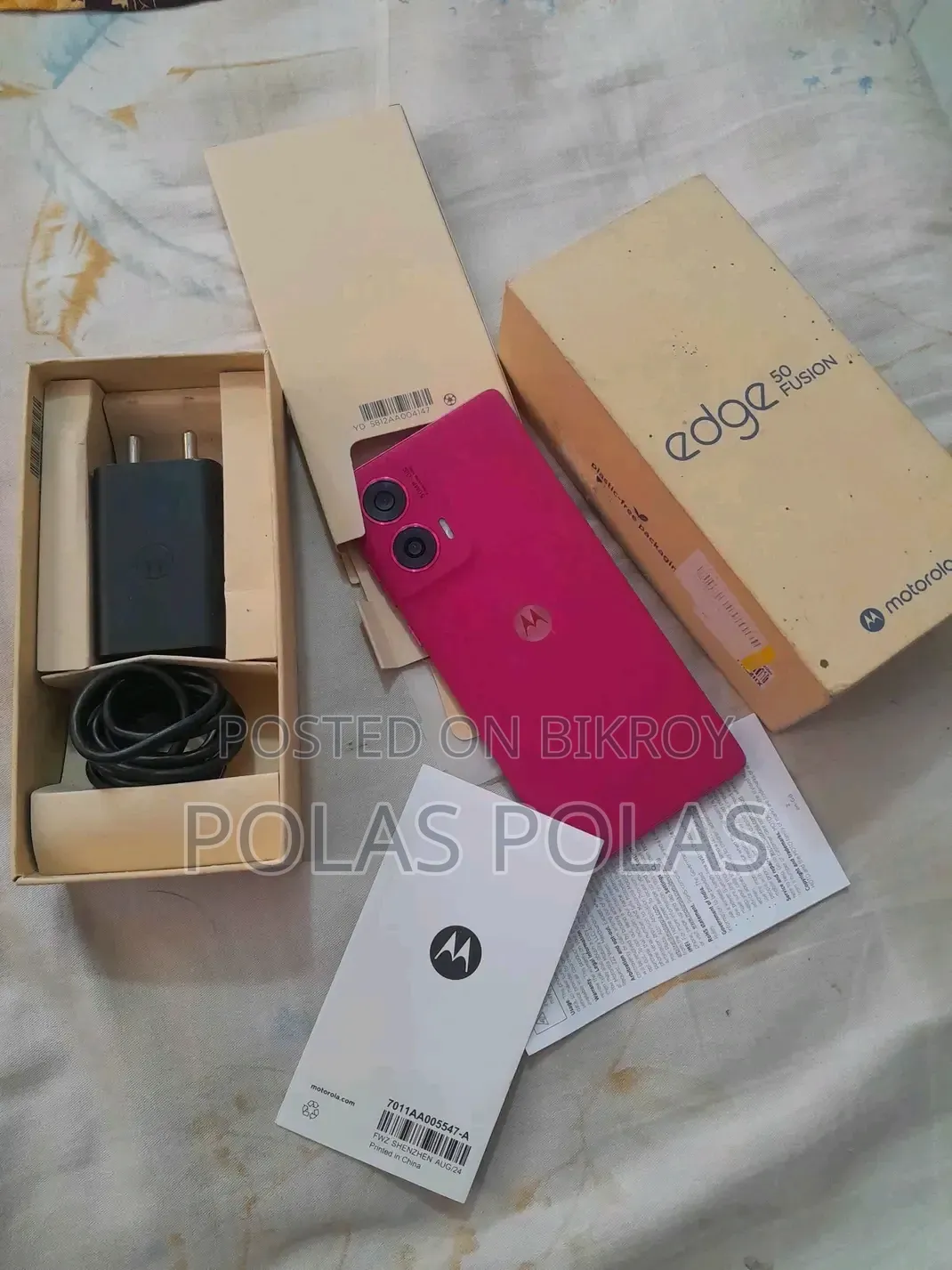 Motorola Edge 50 Fusion 256 GB Pink