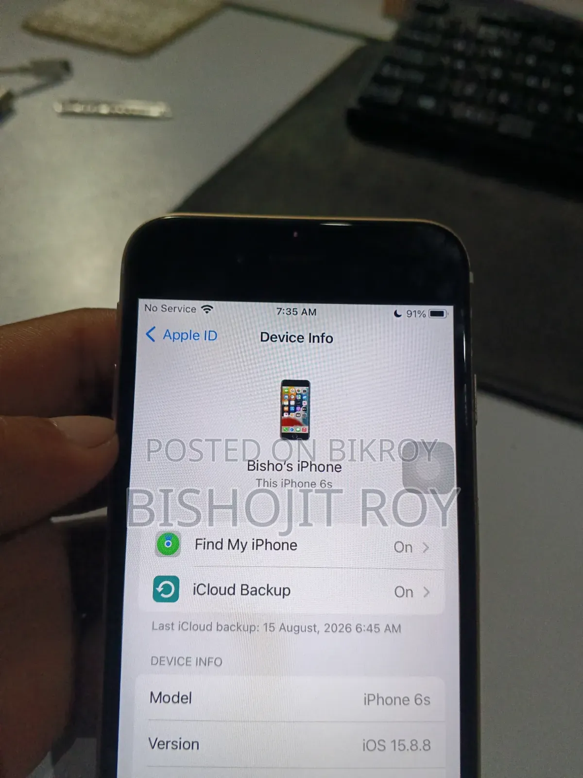 Apple iPhone 6s 16 GB Rose Gold