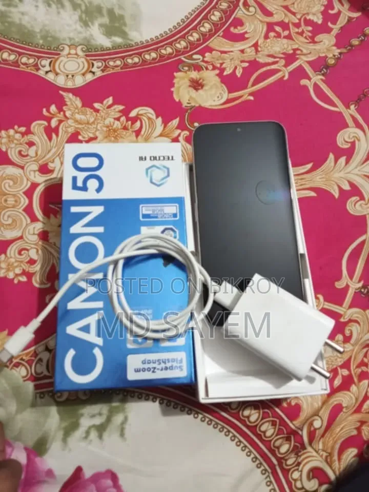 টেকনো ক্যামন ৫০ ২৫৬ জিবি সিলভার