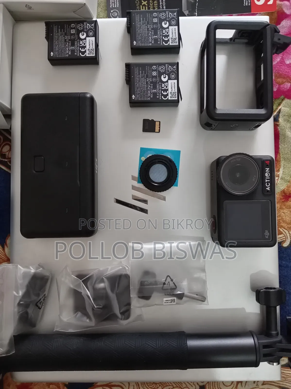Dji Action 4 Creator Combo With Memory Card