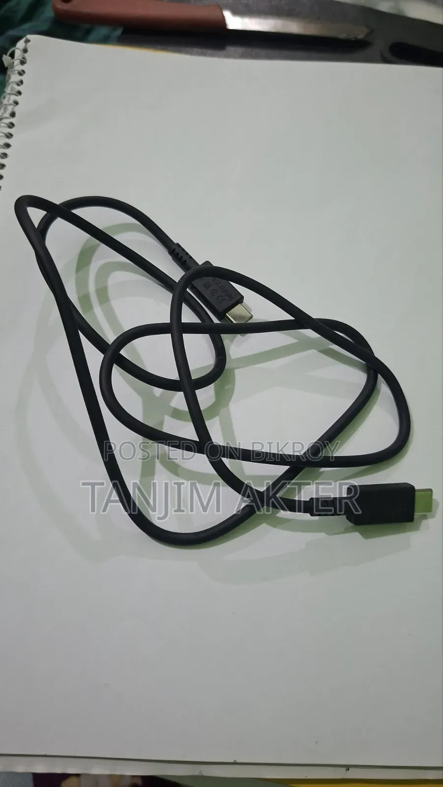 Samsung Orginal Type-C 45 Watt 8 a Cable