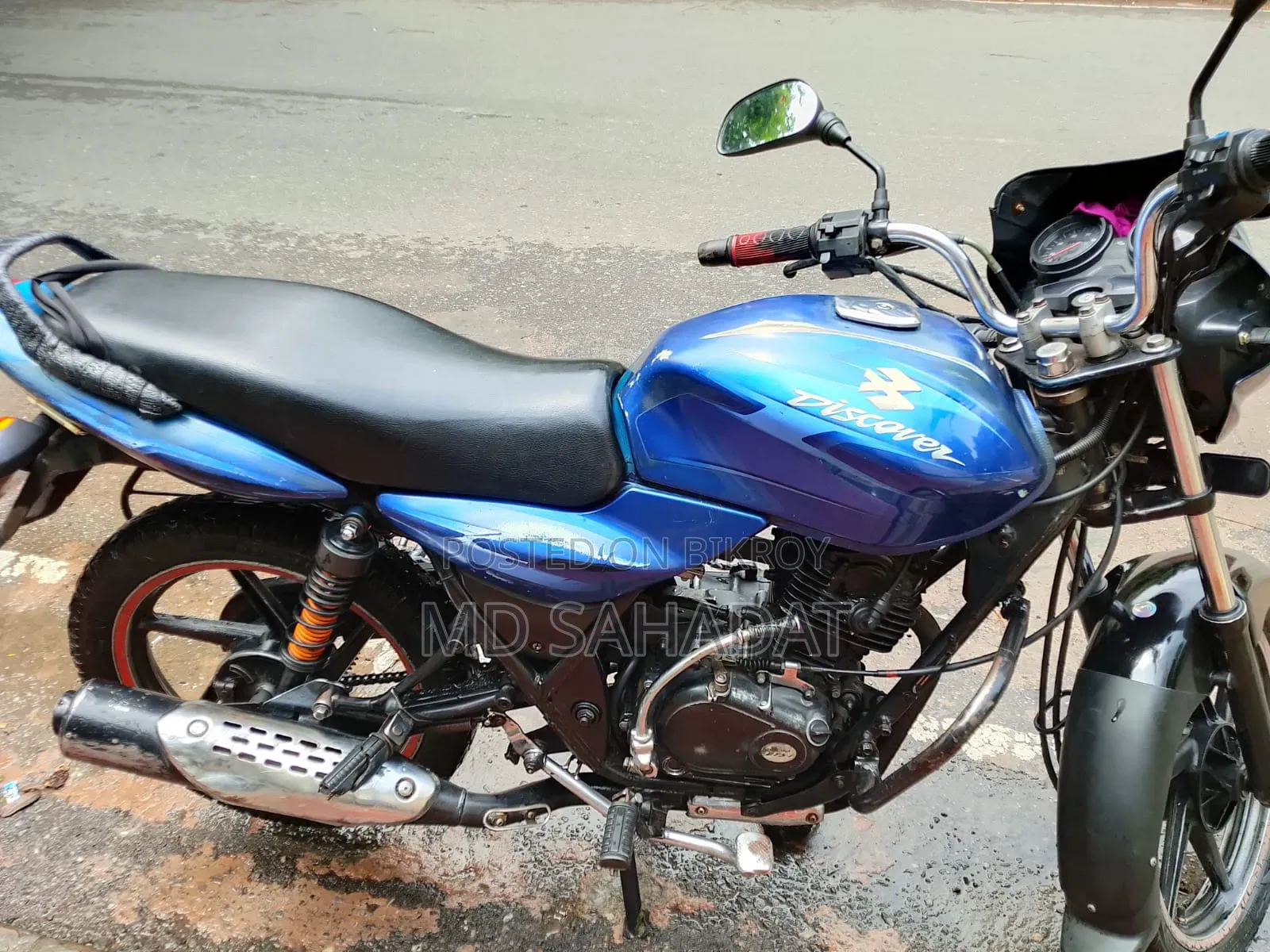 বাজাজ ডিসকভার ১২৫ ২০০৮ নীল