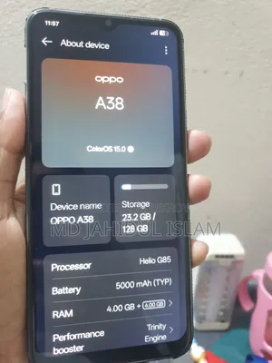 অপো এ৩৮ ১২৮ জিবি রোজ গোল্ড