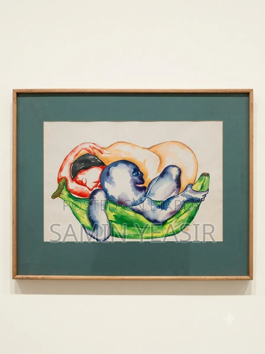 Original Watercolor Painting (2008) - Framed Collector's Piece