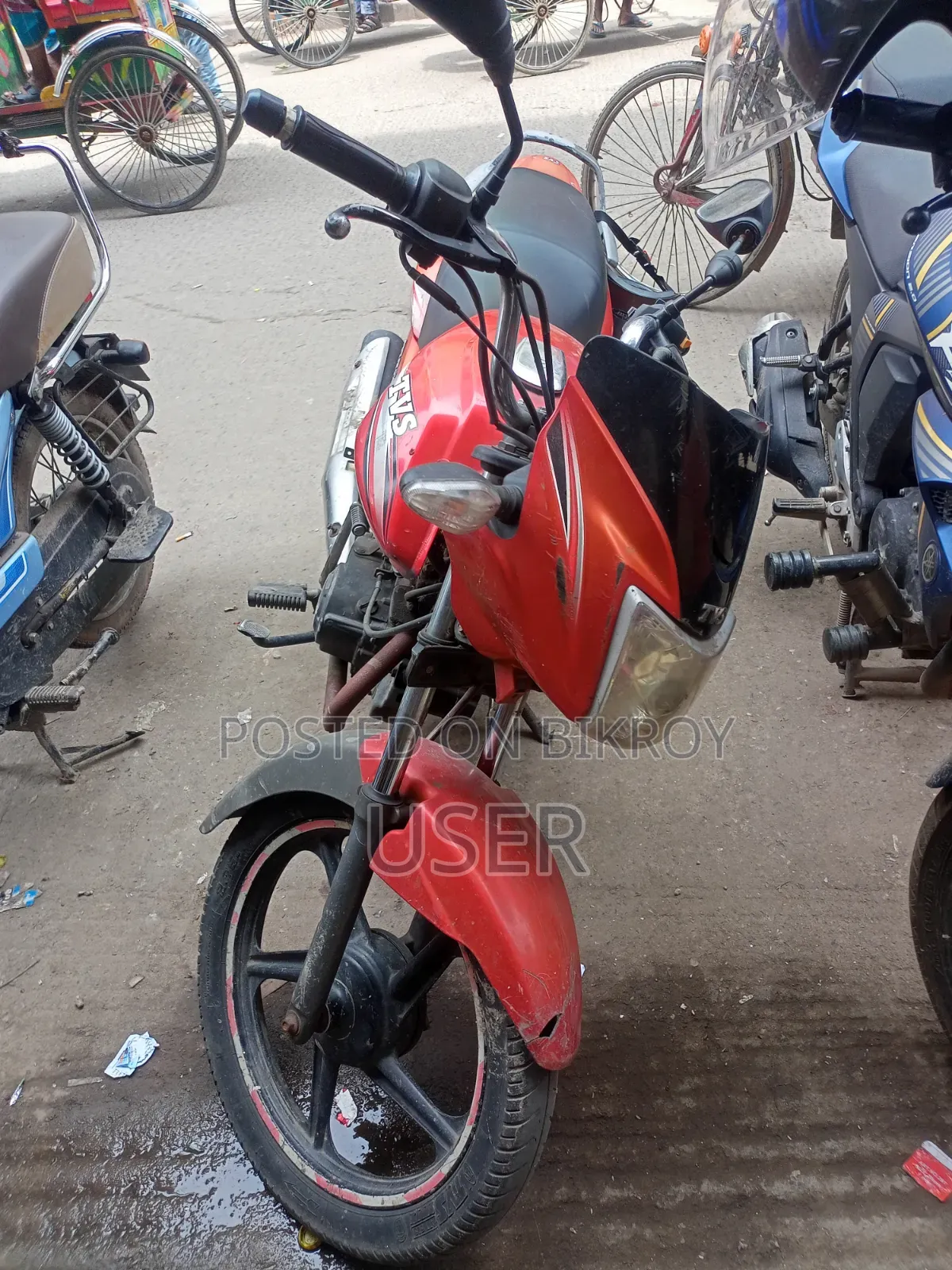 TVS Metro Plus 2018 Red