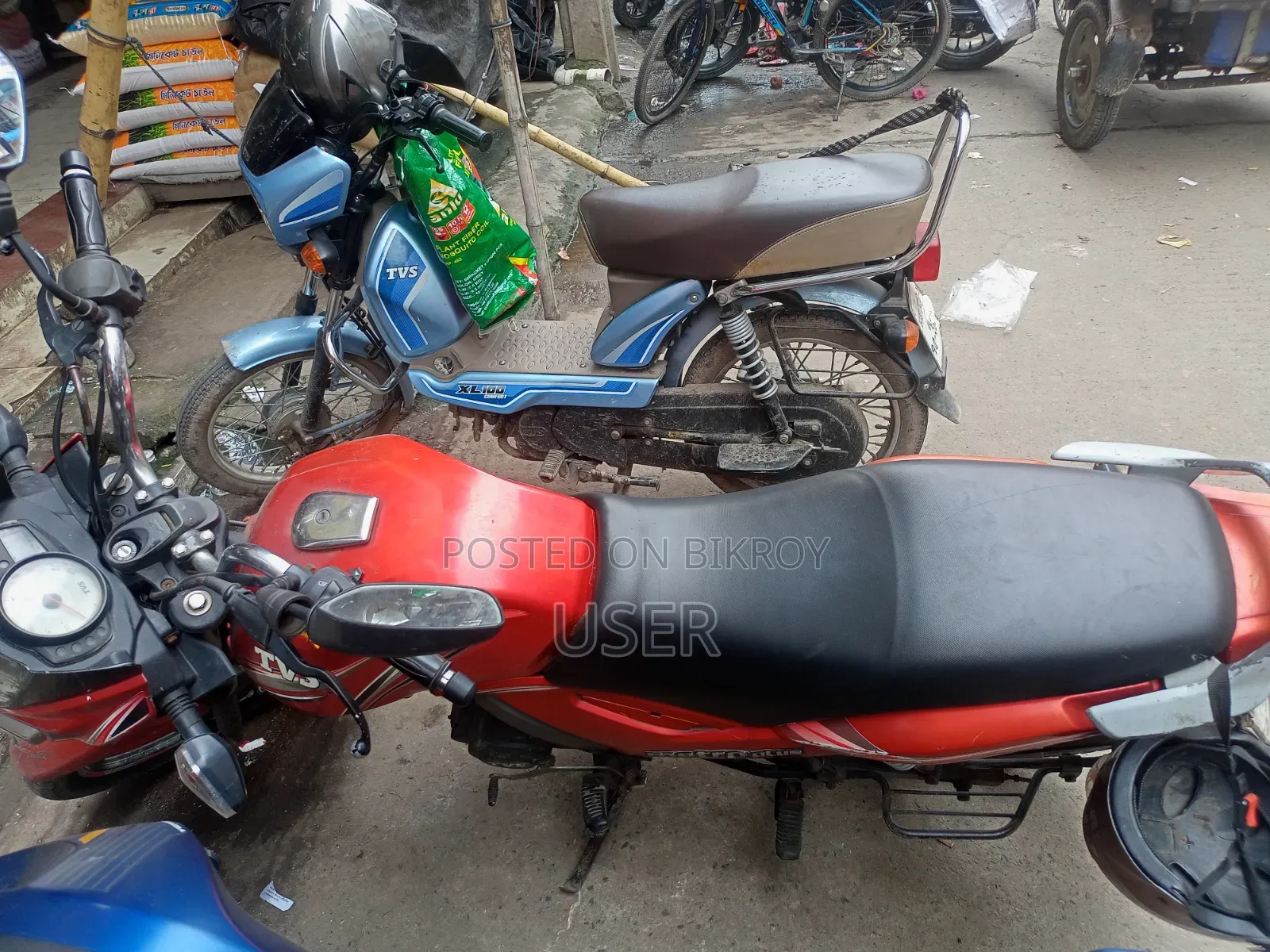 TVS Metro Plus 2018 Red