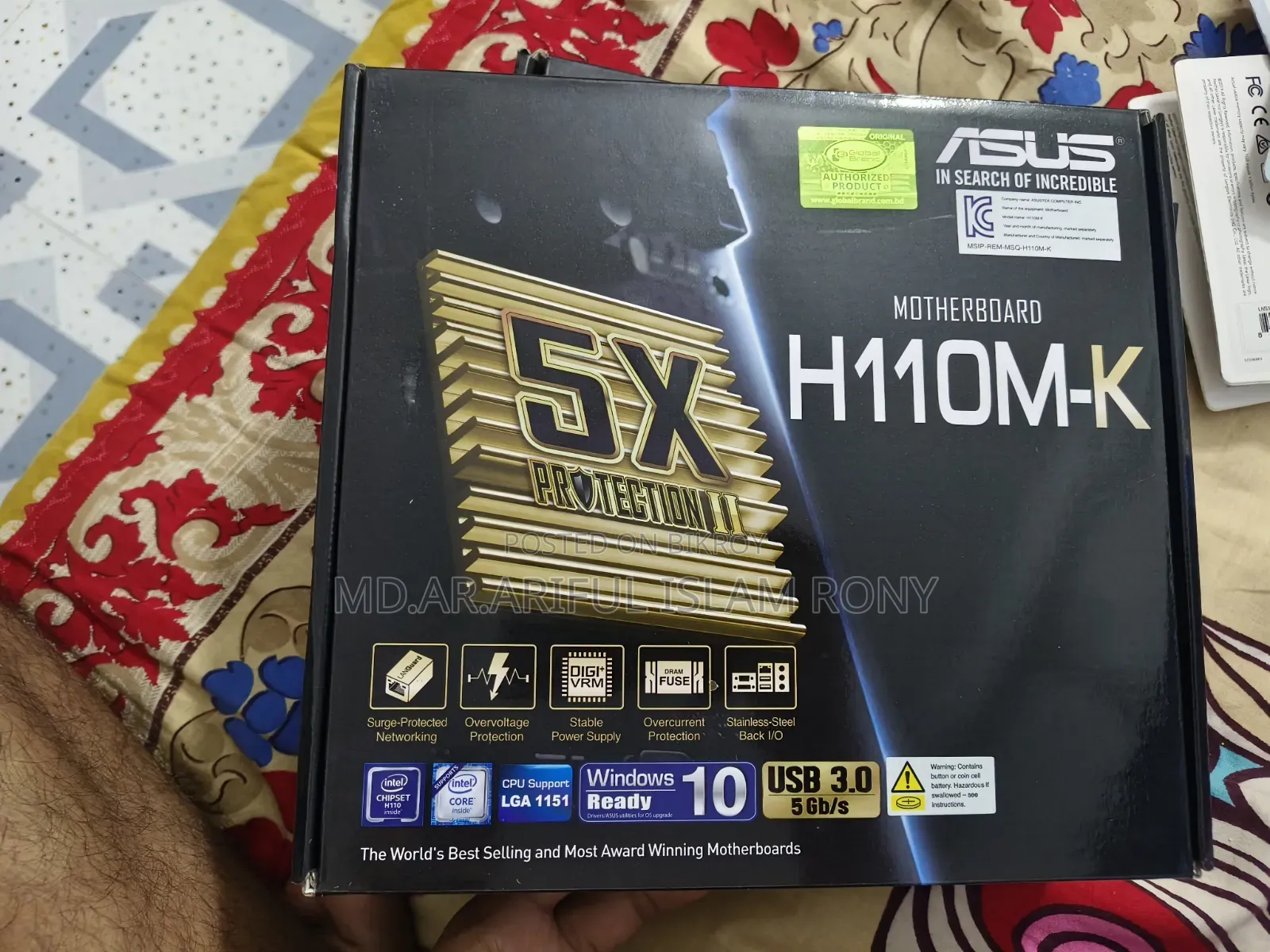 ASUS H110m-K