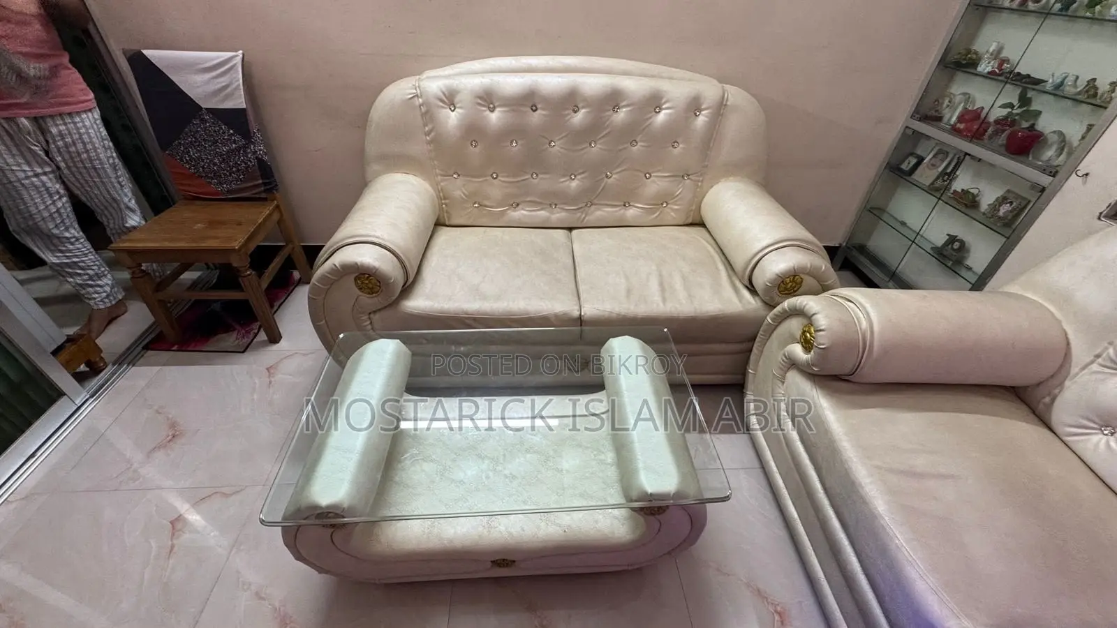Sofa Set (Leather Material)