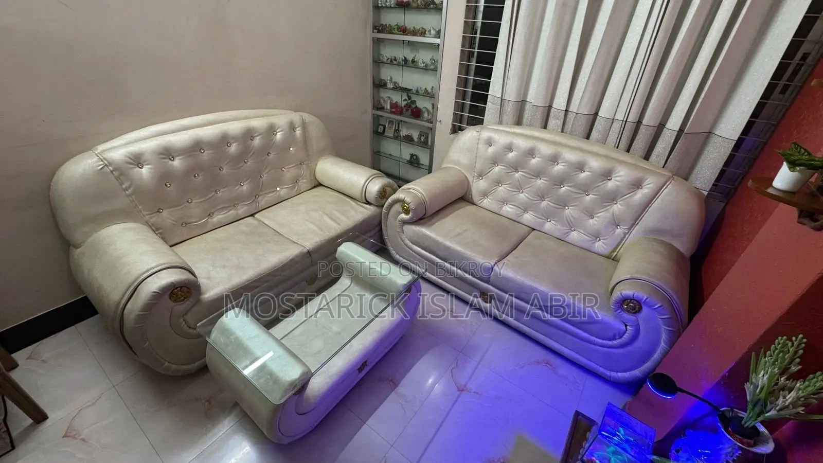 Sofa Set (Leather Material)