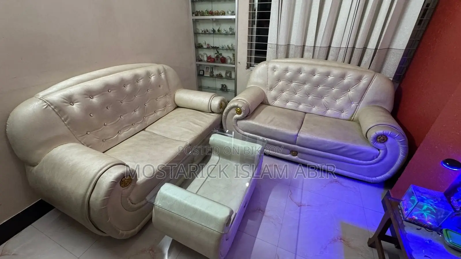 Sofa Set (Leather Material)