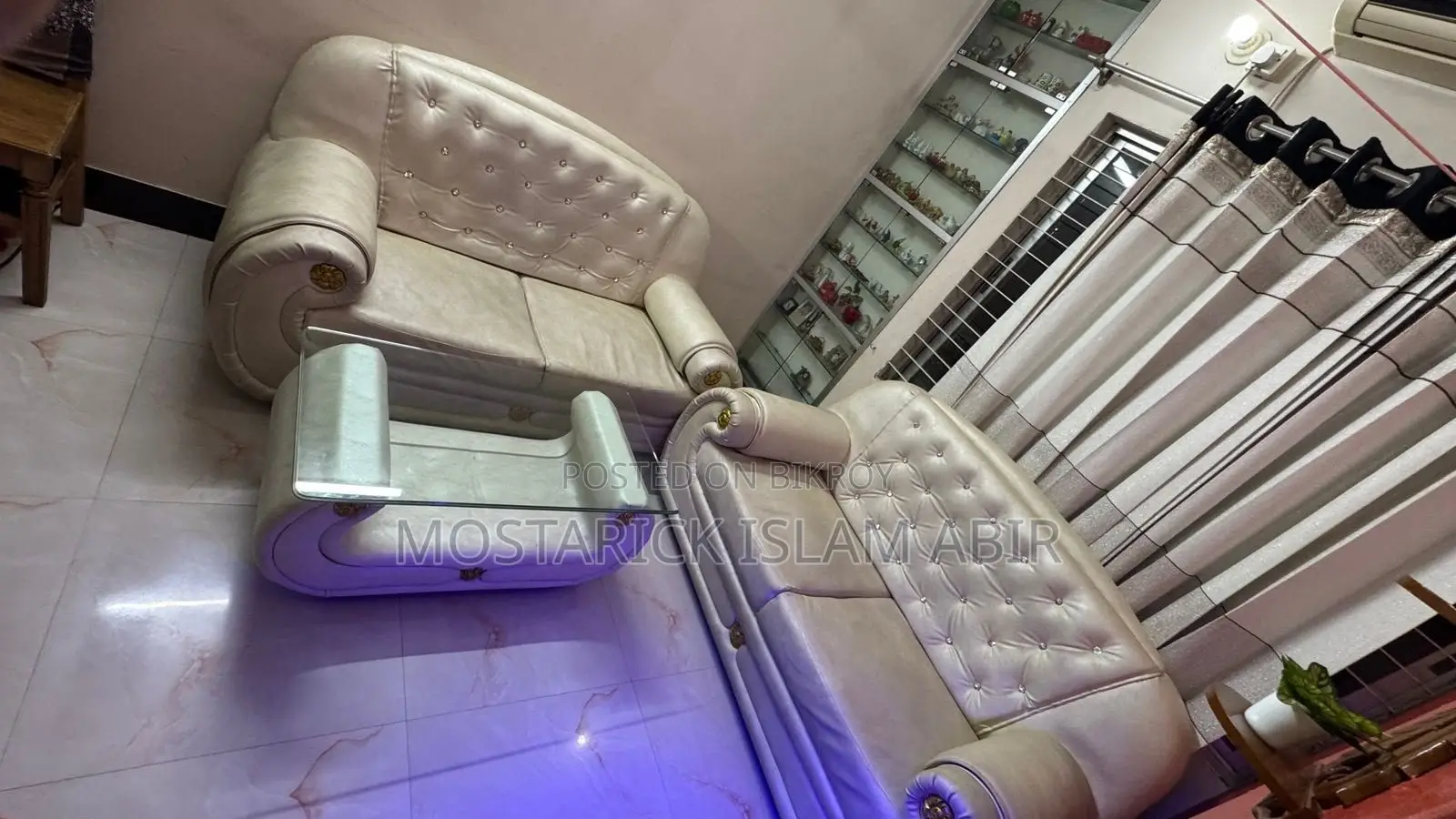 Sofa Set (Leather Material)