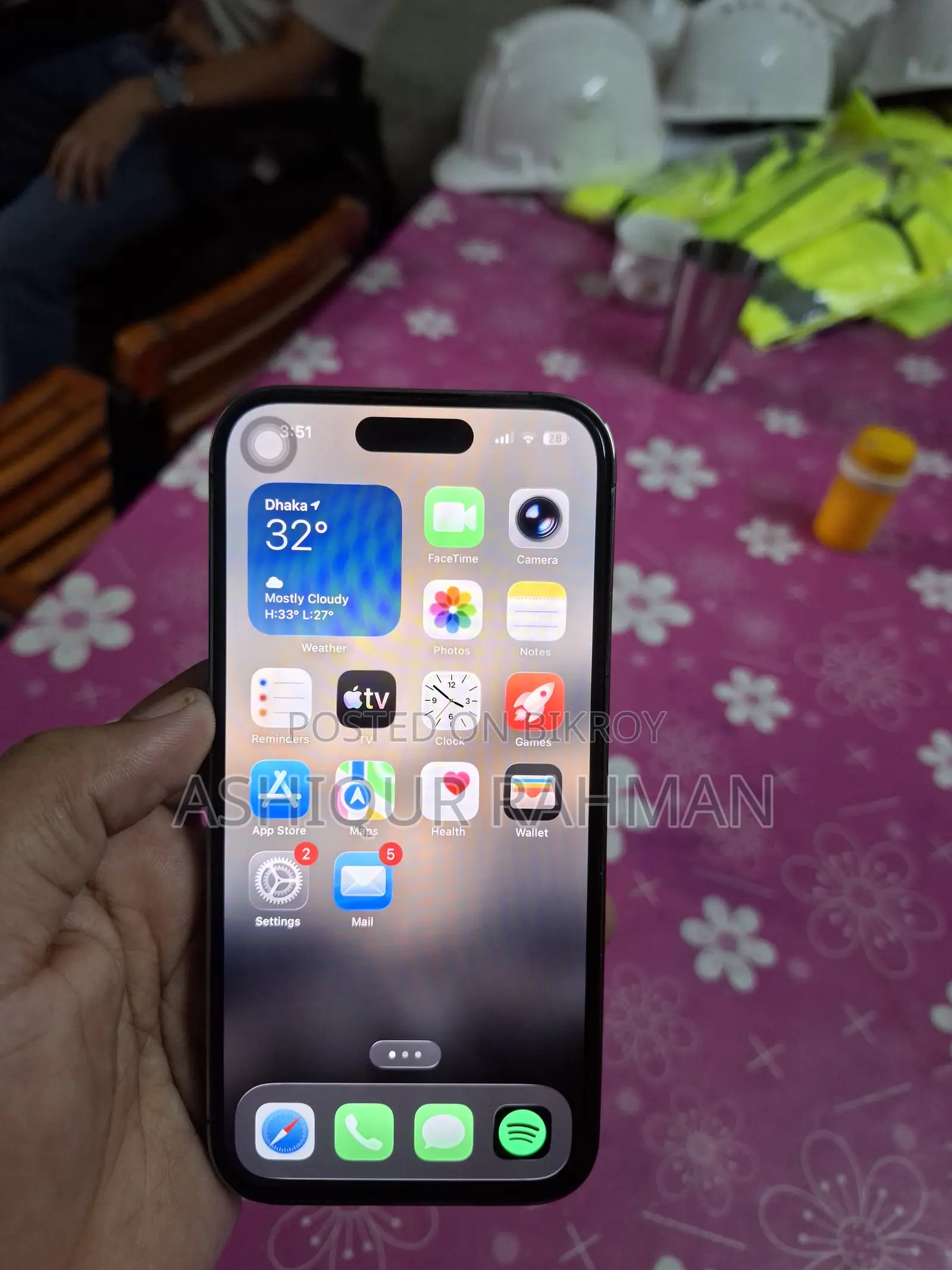 অ্যাপল আইফোন ১৪ প্রো ১২৮ জিবি ব্লু